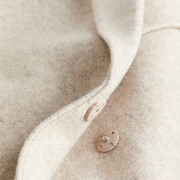 H&M DOUBLE-BREASTED COAT - Picture 5 of 7